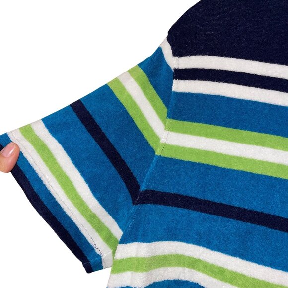 Orlebar Brown Womens Shirt Size M Multicolor Button Up Short Sleeve Terry Cloth - Picture 5 of 7